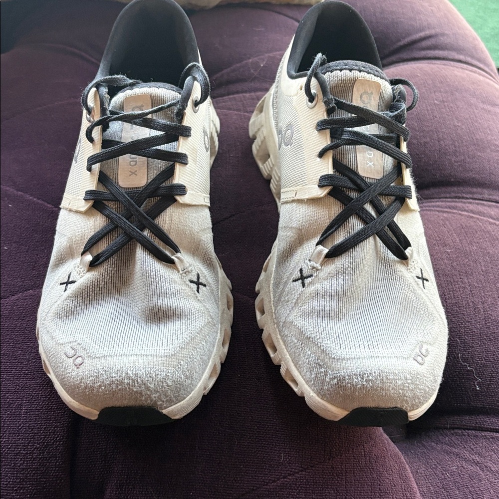 On sneakers